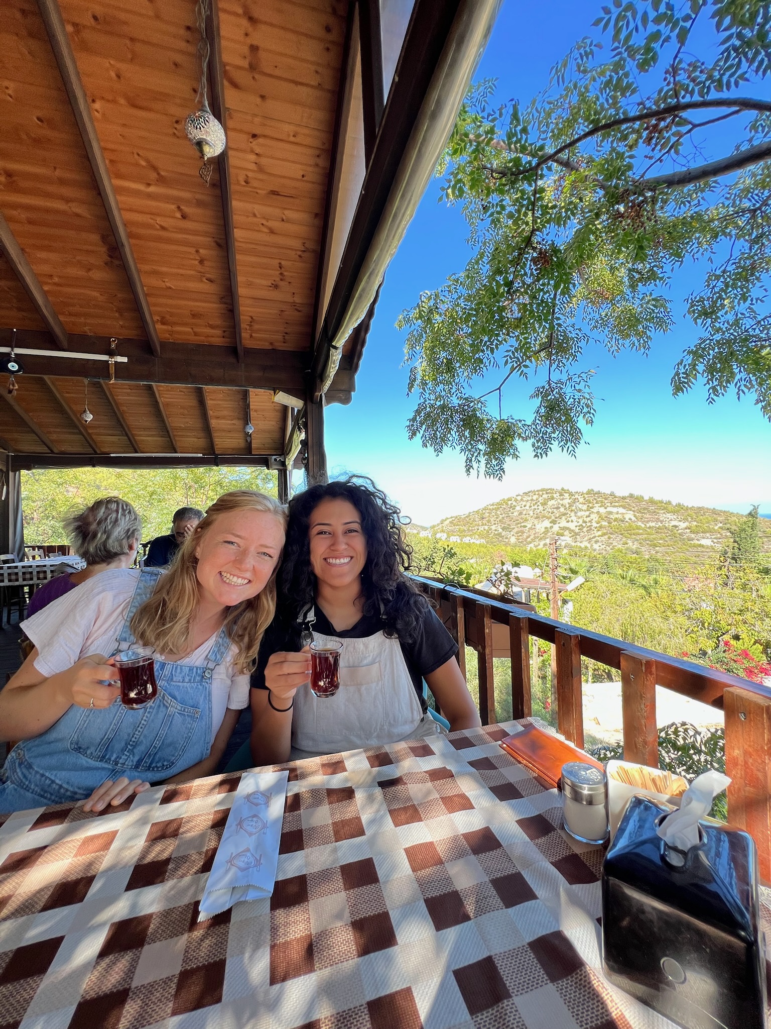 Shot by friend — breakfast with Brooke